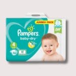Pampers Baby-Dry 4 Size 84 Pcs (9-14) kg UK Origin