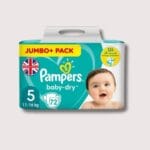 Pampers Baby-Dry 5 Size 72 Pcs (11-16) kg UK Origin
