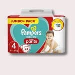 Pampers Baby Size 4 Pant 9-15 kg 74 Pcs UK Origin