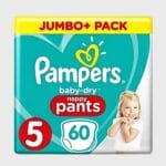 Pampers Baby Size 5 Pant 12-17 kg 60 Pcs UK Origin
