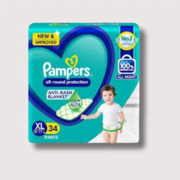 Pampers pant extra large 12 17 kg 32 pieces pack